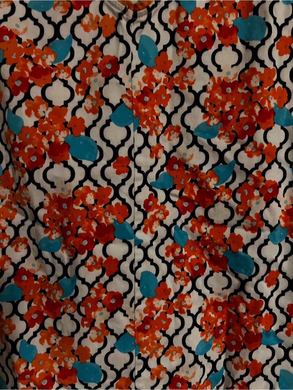 Crown & Ivy kids dress size XL, orange floral - Picture 3 of 8
